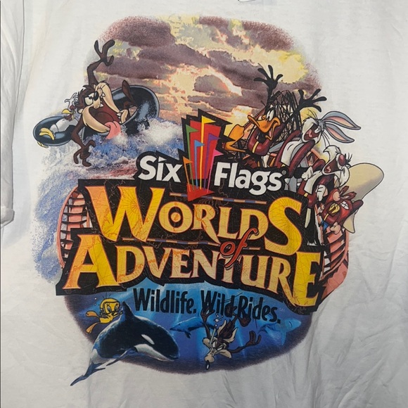 2002 Six Flags Worlds of Adventure T-Shirt - Picture 6 of 8